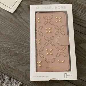 Like new Michael Kors folio phone case